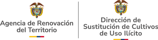 Agencia de Renovación del Territorio – Dirección de Sustitución de Cultivos de Uso Ilícito (DSCI)